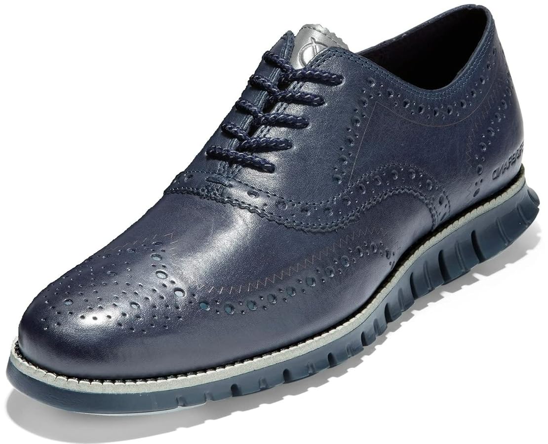 Cole Haan Mens Zerogrand Wingtip Leather Lace Up Oxfords
